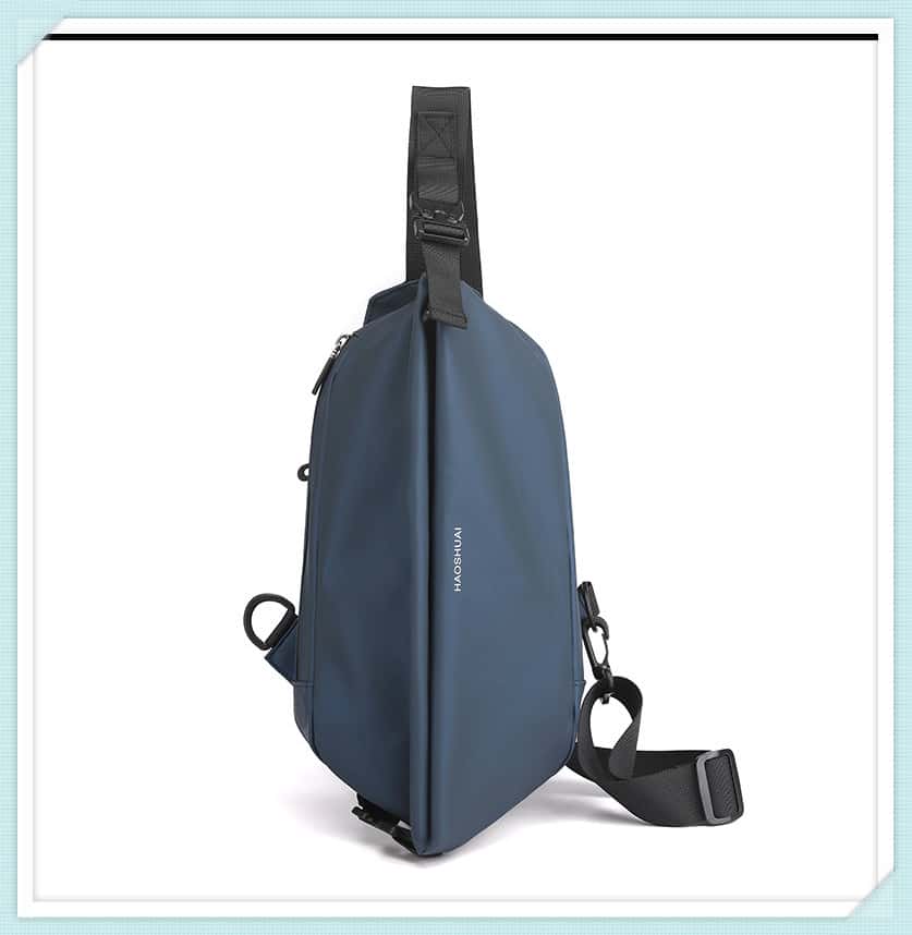 Men's chest bag, fashionable and casual shoulder bag, multifunctional waterproof crossbody bag 6 chestwasitshoulder-bag
