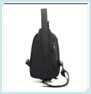 Men's chest bag, fashionable and casual shoulder bag, multifunctional waterproof crossbody bag 10 chestwasitshoulder-bag