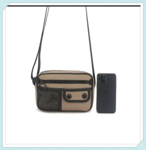 bolso de bandoleira de peito