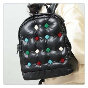 FBB-017 Famous Cloud Bag Internet celebrity down jacket backpack 15 ڪڪرن وارو ٿيلهو