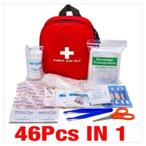 First aid kit, travel handle, outdoor first aid kit, car and home medical kit 8 first aid kit