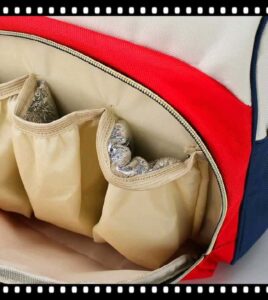 Milk Storage Handheld Canvas Color Backpack Women's Bag Baby Mom Bottle Bag Large Capacity 8 mommy bag