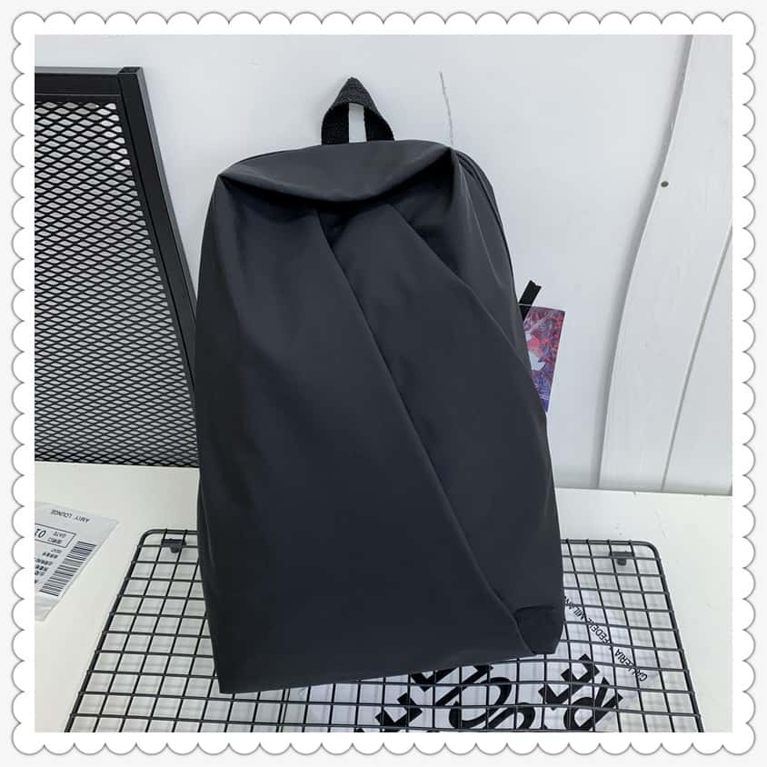 Backpack men's simple Korean version fashion trend middle and high school students backpack travel backpack large capacity computer bag 1 school bag