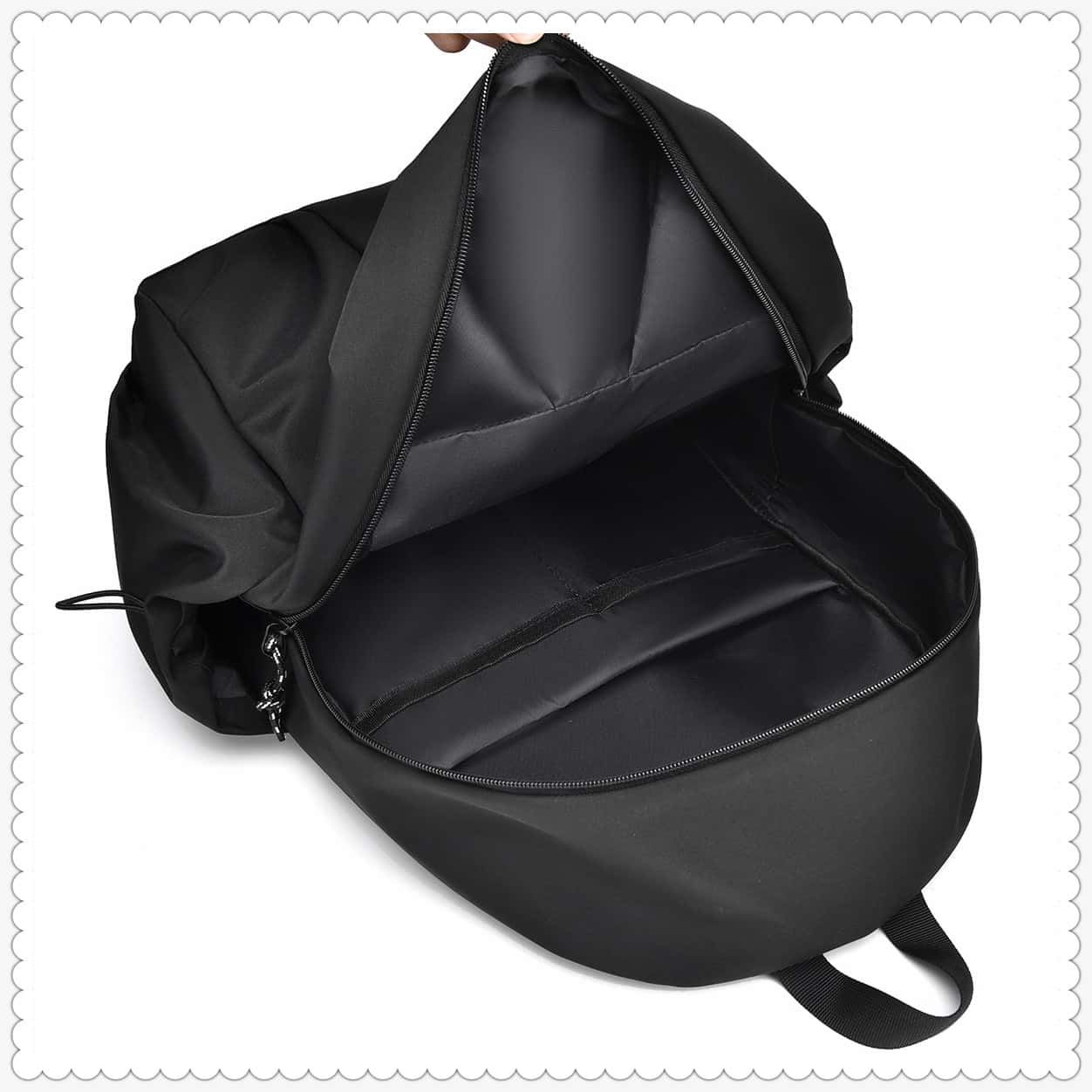 Backpack for boys, high school students, college students, junior high school students, simple campus backpack, fashionable brand backpack for girls, large capacity 5 school bag