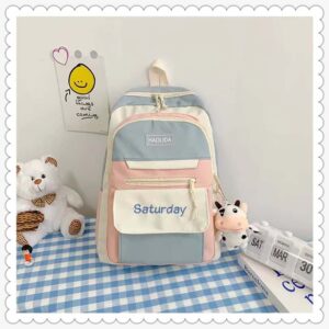 FG-066 Japanese contrast colour student school bag 13 school bag