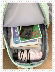 Forest style large capacity high school student backpack, women's simple and versatile Instagram campus style backpack, women's computer backpack 10 school bag